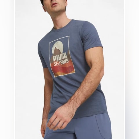 PUMA Training Running Tee Blue