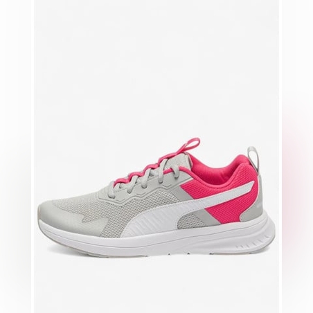 PUMA Evolve Run Mesh Shoes Grey/Pink