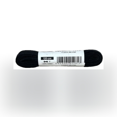 BAMA Sport Flat Laces Black 120cm