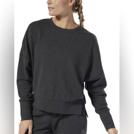 REEBOK CrossFit Terry Crew Sweatshirt Grey