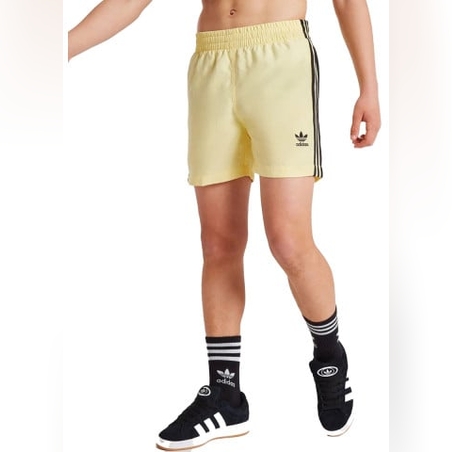 ADIDAS Originals Adicolor 3-Stripes Swim Shorts Yellow Jr