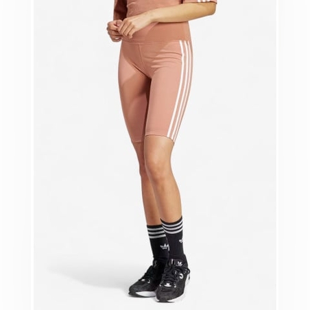 ADIDAS Originals High-Waist Short Tights Brown