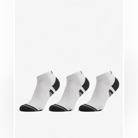 UNDER ARMOUR 3-Packs Performance Tech No Show Socks White/Black/Grey