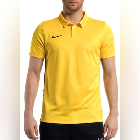 NIKE Dry Academy 18 Short Sleeve Polo Yellow