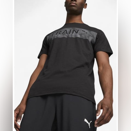 PUMA Graphic Concept Training Tee Black