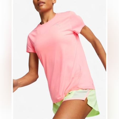 PUMA Favourite Running Tee Pink