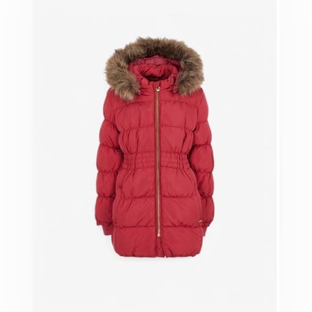 NAME IT Molly Long Down Jacket Cerise