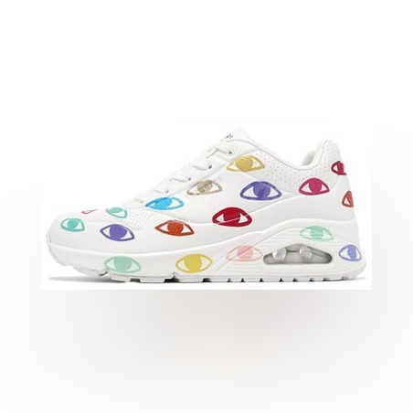 SKECHERS x Ricardo Cavolo Uno-Many Eyes Shoes White/Multi