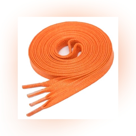 BAMA Flat Cotton Laces Orange 120cm