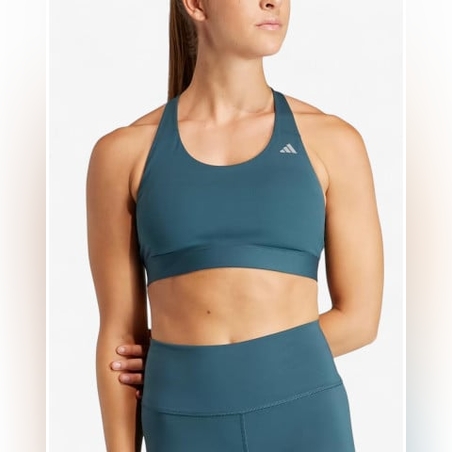 ADIDAS Ultimateadidas Run Medium-Support Bra Turquoise