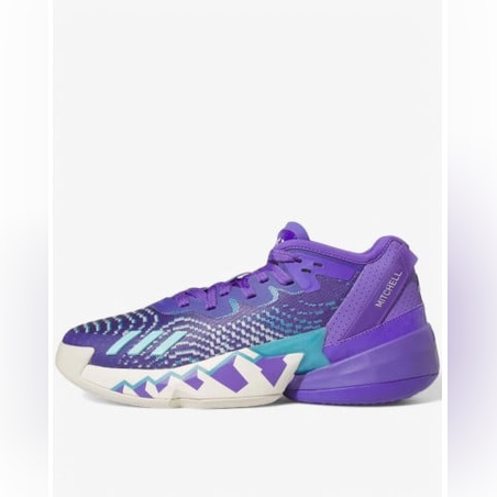 ADIDAS x Donovan Mitchell Issue 4 Basketball Shoes Purple