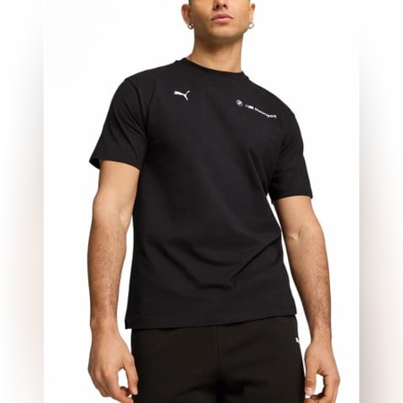 PUMA x BMW M Motorsport Ess+ Logo Tee Black
