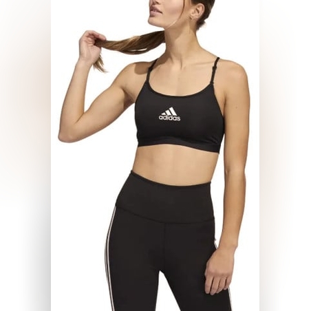 ADIDAS AeroReact Training Light Support Bra Black