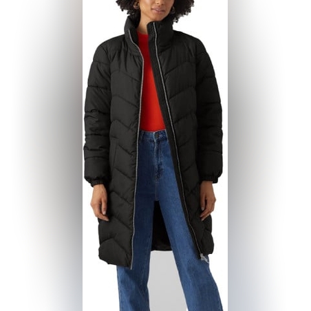 VERO MODA Liga Coat Black