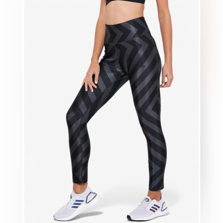 ADIDAS Allover Graphic Tights Black