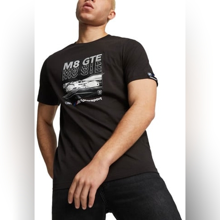 PUMA x Bmw M Motorsport Car Graphic Tee Black
