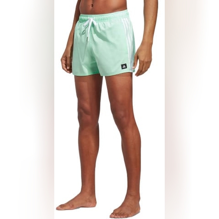 ADIDAS Performance 3-Stripes Classics Swim Shorts Green