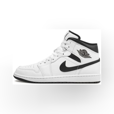 NIKE Air Jordan 1 Mid Shoes White