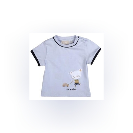 CHICCO Boys Knitted Tee Light Blue