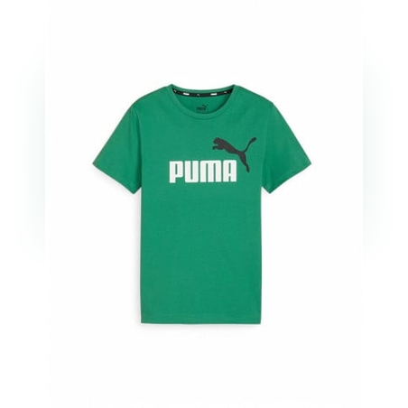 PUMA Essentials+ Two-Tone Logo Tee Green