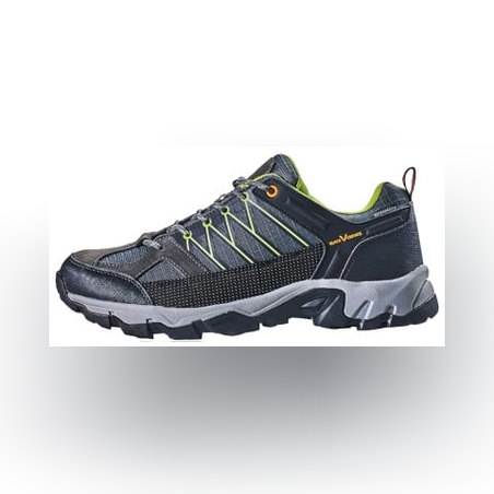 BLACK CREVICE Trekking Low Waterproof Shoes Grey/Green