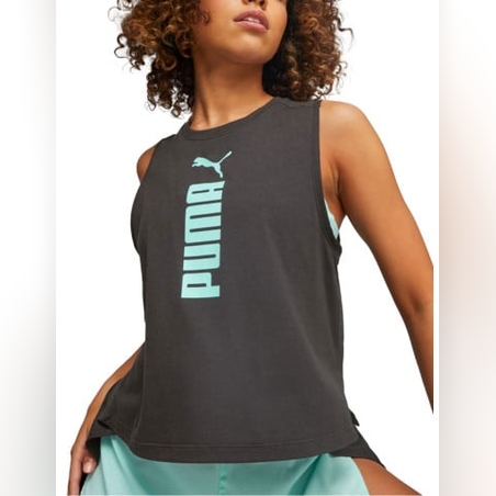 PUMA Fit Tri-Blend Tank Black