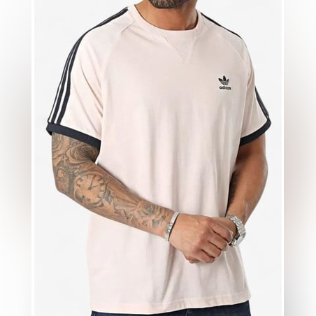 ADIDAS Originals Sst 3-Stripes Tee Light Pink