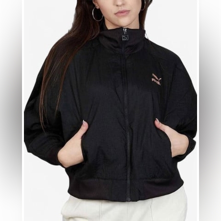 PUMA Aitana Cropped Bomber Black
