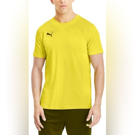 PUMA TeamGoal 23 Casuals Tee Cyber Yellow