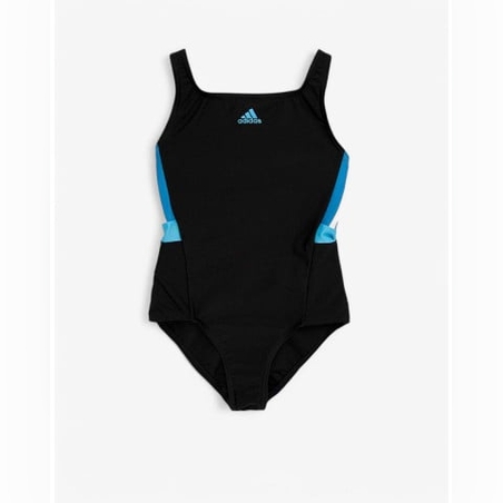 ADIDAS Performance 3-Stripes Swimsuit Black/Blue