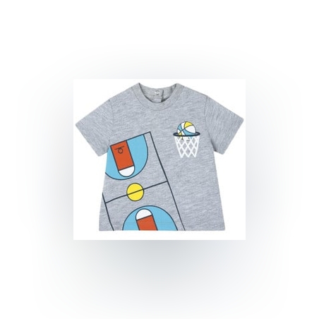 CHICCO Boys Tee Light Grey Printed