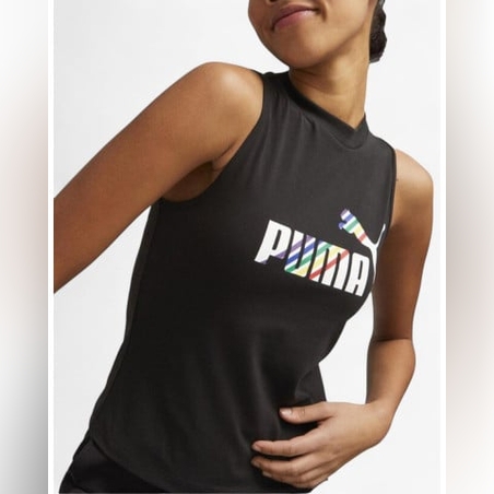 PUMA Essentials+ Love Is Love Tank Top Black