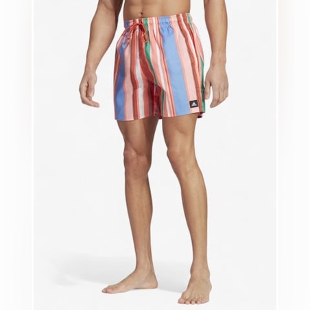 ADIDAS Performance Striped Swim Shorts Multicolor