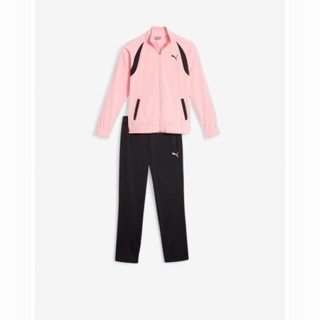 PUMA Tricot Full-Zip Track Suit Pink/Black