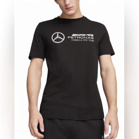 PUMA x Mercedes AMG Petronas Motorsport Ess Logo Tee Black