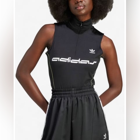ADIDAS Originals Sleeveless Bodysuit Black