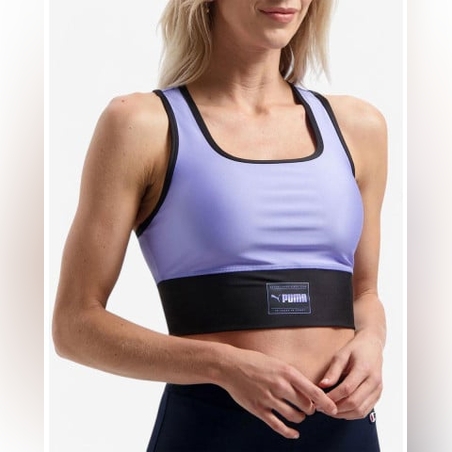 PUMA Fit Skimmer Training Bra Elektro Purple