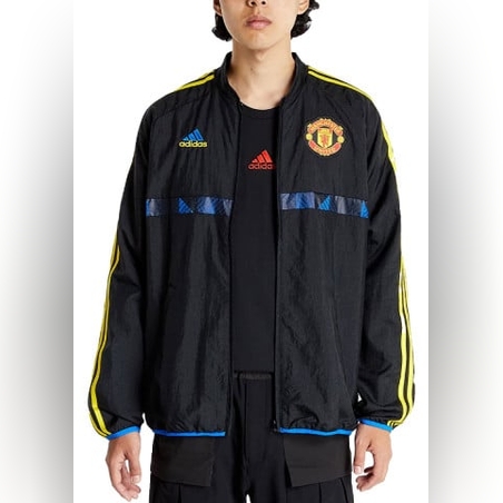 ADIDAS x Manchester United Icons Woven Jacket Black