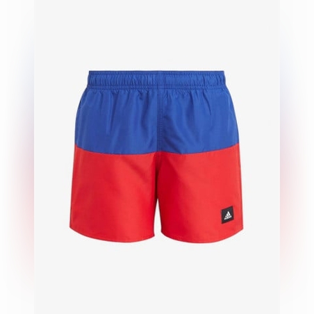 ADIDAS Colorblock Swim Shorts Red/Blue