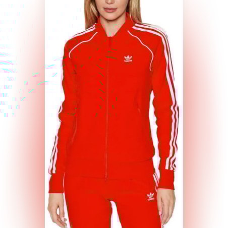 ADIDAS Originals Primeblue Full-Zip Track Top Red