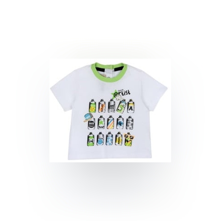 CHICCO Boys Tee White/Green