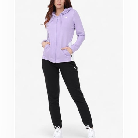 PUMA Classics Hooded Tracksuit Purple/Black