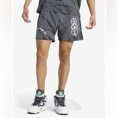 REEBOK Classics Block Party Shorts Grey