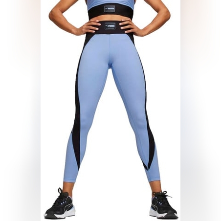 PUMA Fit High Waist 7/8 Training Leggings Elektro Purple/Black