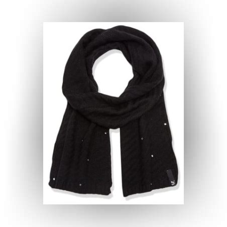 PUMA Jewel Knit Scarf Black