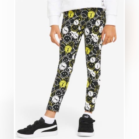 PUMA x Smiley World Printed Leggings Black/Multi