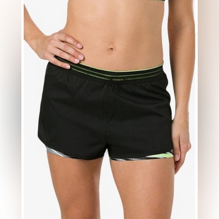 SPEEDO Reflect Wave Boardshort Black/Yellow/White