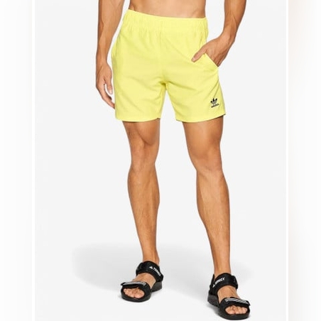 ADIDAS Adicolor Essentials Trefoil Swim Shorts Yellow