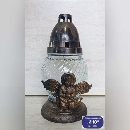 Свещник за дългогоряща свещ - Ангелче