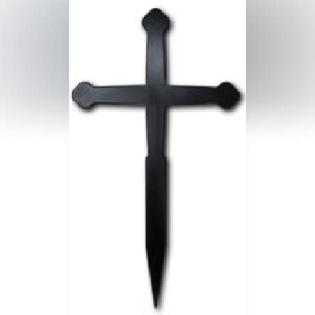 надгробен кръст червеночерен